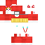 Minecraft skin texture, 64x64 pixels
