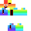 Minecraft skin texture, 64x64 pixels