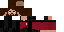 Minecraft skin texture, 64x32 legacy pixels