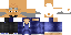 Minecraft skin texture, 64x32 legacy pixels