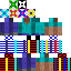 Minecraft skin texture, 64x64 pixels