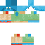 Minecraft skin texture, 64x64 pixels