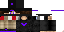 Minecraft skin texture, 64x32 legacy pixels