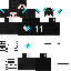 Minecraft skin texture, 64x64 pixels