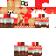 Minecraft skin texture, 64x64 pixels