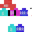 Minecraft skin texture, 64x64 pixels