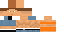 Minecraft skin texture, 64x32 legacy pixels