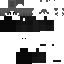 Black Minecraft skin texture, 64x64 pixels