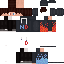 Minecraft skin texture, 64x64 pixels