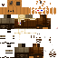 Minecraft skin texture, 64x64 pixels