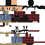 Minecraft skin texture, 64x64 pixels