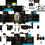 Minecraft skin texture, 64x64 pixels