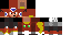 Minecraft skin texture, 64x32 legacy pixels