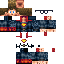 Minecraft skin texture, 64x64 pixels