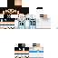 Minecraft skin texture, 64x64 pixels