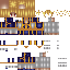 Minecraft skin texture, 64x64 pixels