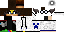 Minecraft skin texture, 64x32 legacy pixels