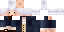 Minecraft skin texture, 64x32 legacy pixels