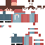 Minecraft skin texture, 64x64 pixels