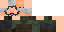 Minecraft skin texture, 64x32 legacy pixels