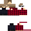 Minecraft skin texture, 64x64 pixels