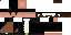 Minecraft skin texture, 64x32 legacy pixels