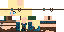 Minecraft skin texture, 64x32 legacy pixels