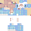 Minecraft skin texture, 64x64 pixels