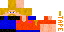 Minecraft skin texture, 64x32 legacy pixels