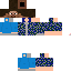 Minecraft skin texture, 64x64 pixels