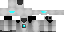 Minecraft skin texture, 64x32 legacy pixels