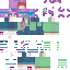 Minecraft skin texture, 64x64 pixels