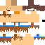Minecraft skin texture, 64x64 pixels
