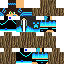 Minecraft skin texture, 64x64 pixels