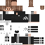 Minecraft skin texture, 64x64 pixels