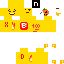 Minecraft skin texture, 64x64 pixels