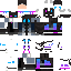 Minecraft skin texture, 64x64 pixels