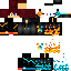 Minecraft skin texture, 64x64 pixels