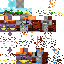 Minecraft skin texture, 64x64 pixels
