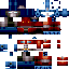 Minecraft skin texture, 64x64 pixels