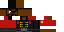 Minecraft skin texture, 64x32 legacy pixels