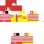 Minecraft skin texture, 64x64 pixels