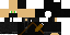 Minecraft skin texture, 64x32 legacy pixels