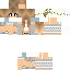 Minecraft skin texture, 64x64 pixels