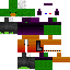 Minecraft skin texture, 64x64 pixels