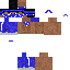 Minecraft skin texture, 64x64 pixels