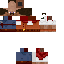 Minecraft skin texture, 64x64 pixels