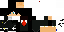 Minecraft skin texture, 64x32 legacy pixels