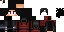Minecraft skin texture, 64x32 legacy pixels