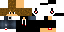Minecraft skin texture, 64x32 legacy pixels